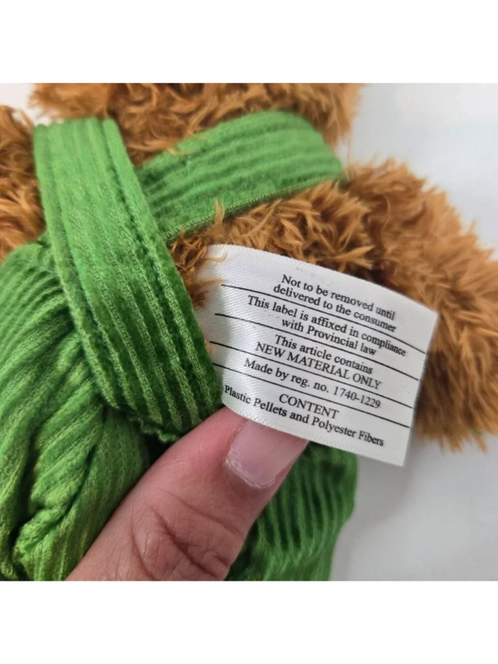 Yottoy Corduroy the Bear Stuffed Animal Children's Book Character Plush Overalls